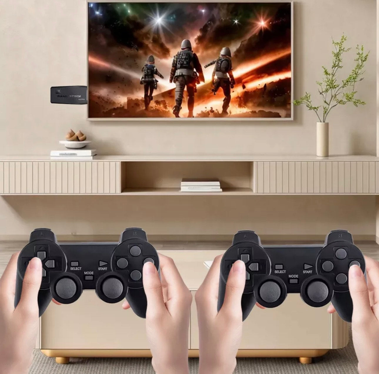NovaMart - Wireless Controller Gamepad 2.4 con oltre 40.000 Giochi